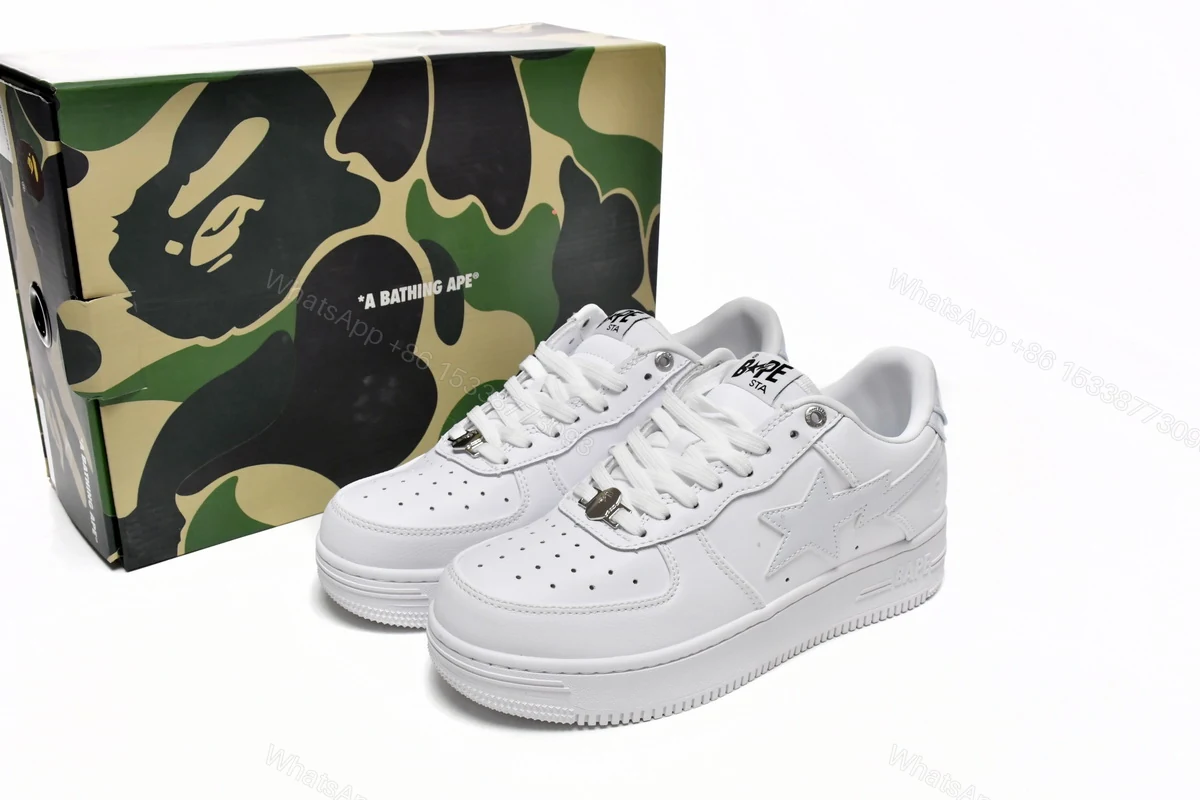 Cheap Reps BapeSta Low White — view 2