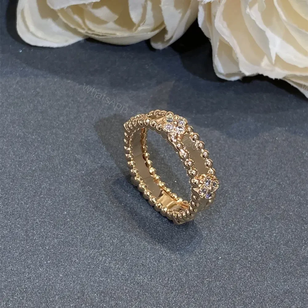 View 6 of 高仿首飾VanCleef&Arpels*RPJMY00鑲鑽萬花筒戒指玫瑰金