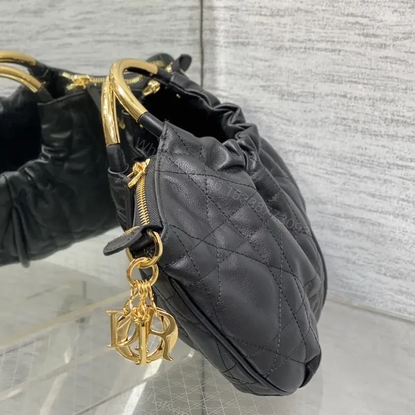 View 4 of 高仿Dior*Walk'n系列M451M900小牛皮手提單肩包黑色免檢版