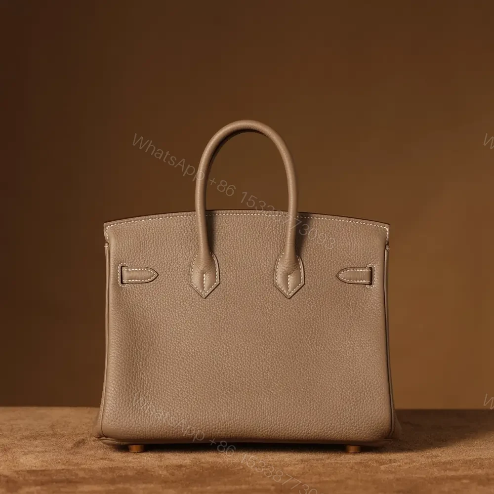View 2 of 高仿Hermes*Birkin25大象灰金扣免檢版