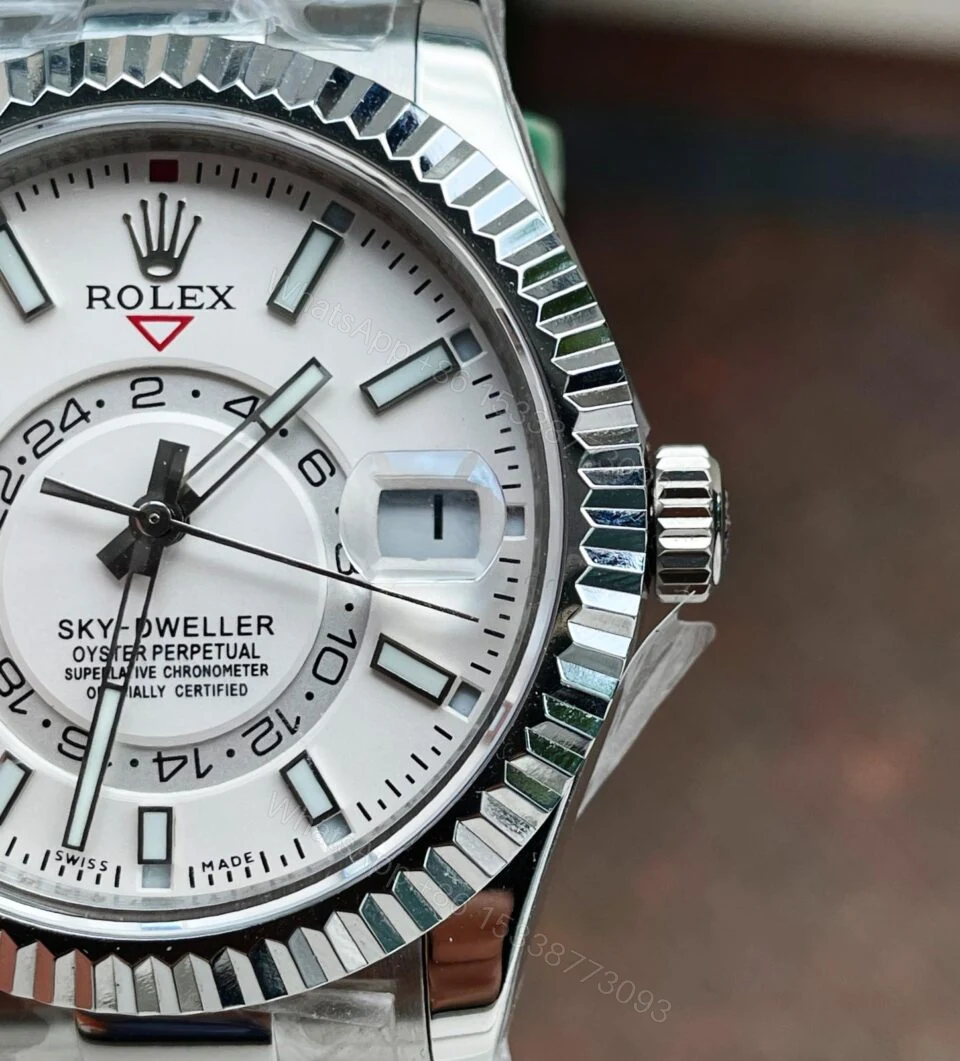 View 6 of Noob FACTORY 1:1 Rolex Sky-Dweller 326934 SS Best Edition White Dial A23J
