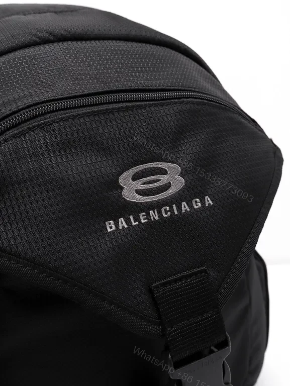 View 9 of Black Nylon Micro Backpack â€” Balenciaga, Minimal Luxury, Compact Daily Carry