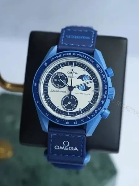 View 5 of Swatch x Omega Blue