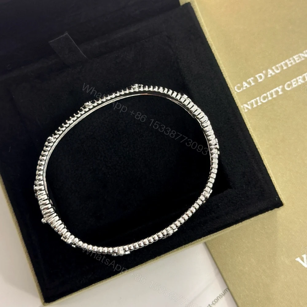 View 5 of 高仿首飾VanCleef&Arpels*RP6X900萬花筒手鐲窄版白金款