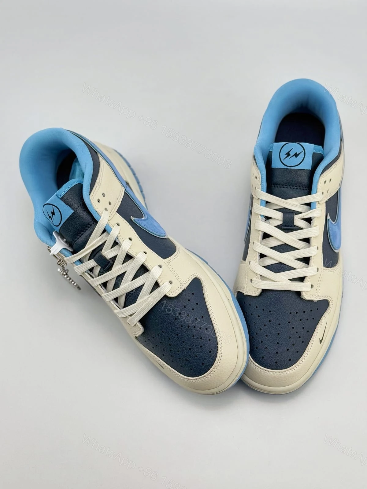 View 3 of FIRST COPY NIKE DUNK LOW RETRO FUJIWARA HORIZOO BLUE