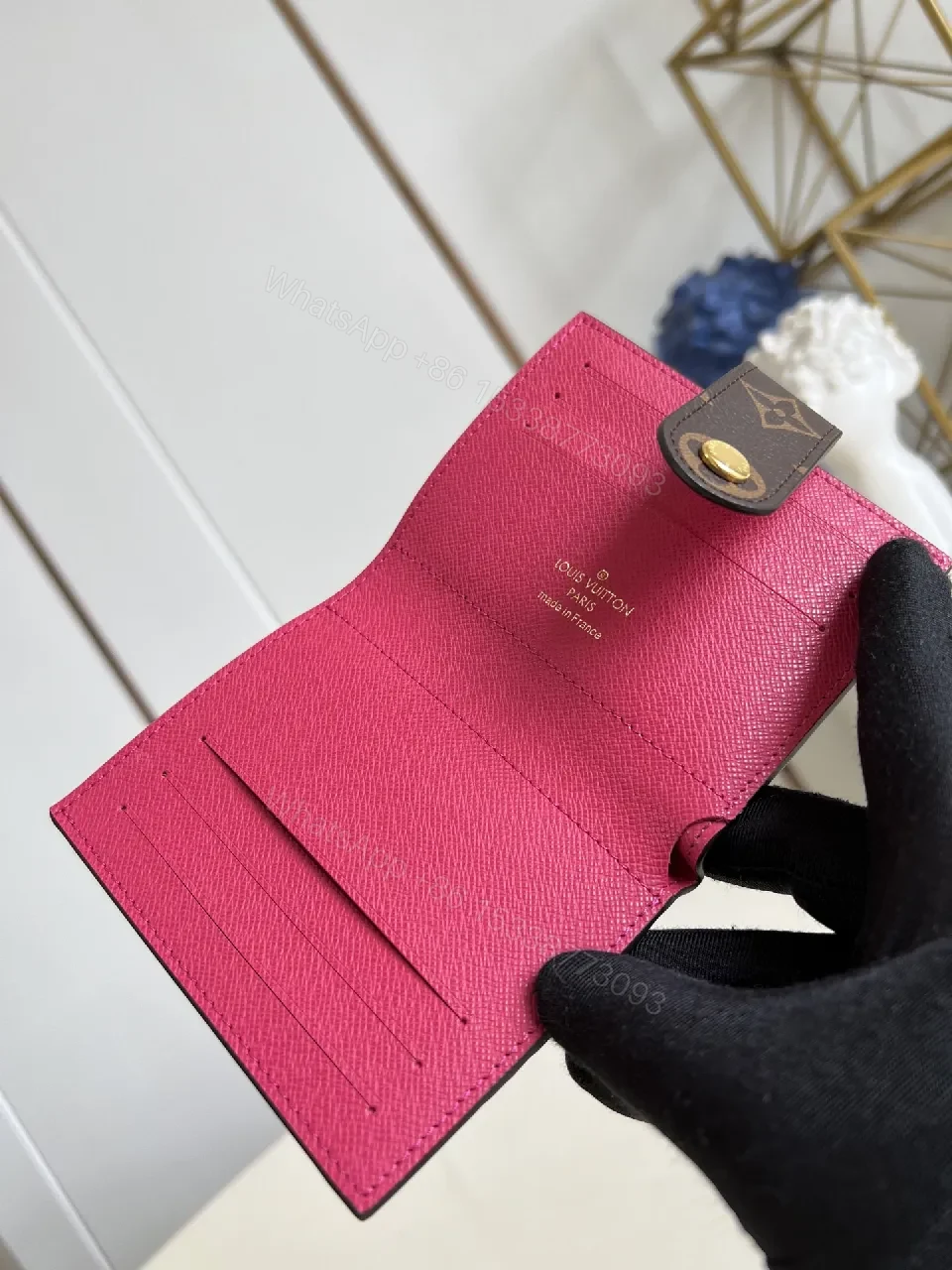 View 5 of Compact Monogram Luxury Wallet: Slim, Durable, Versatile