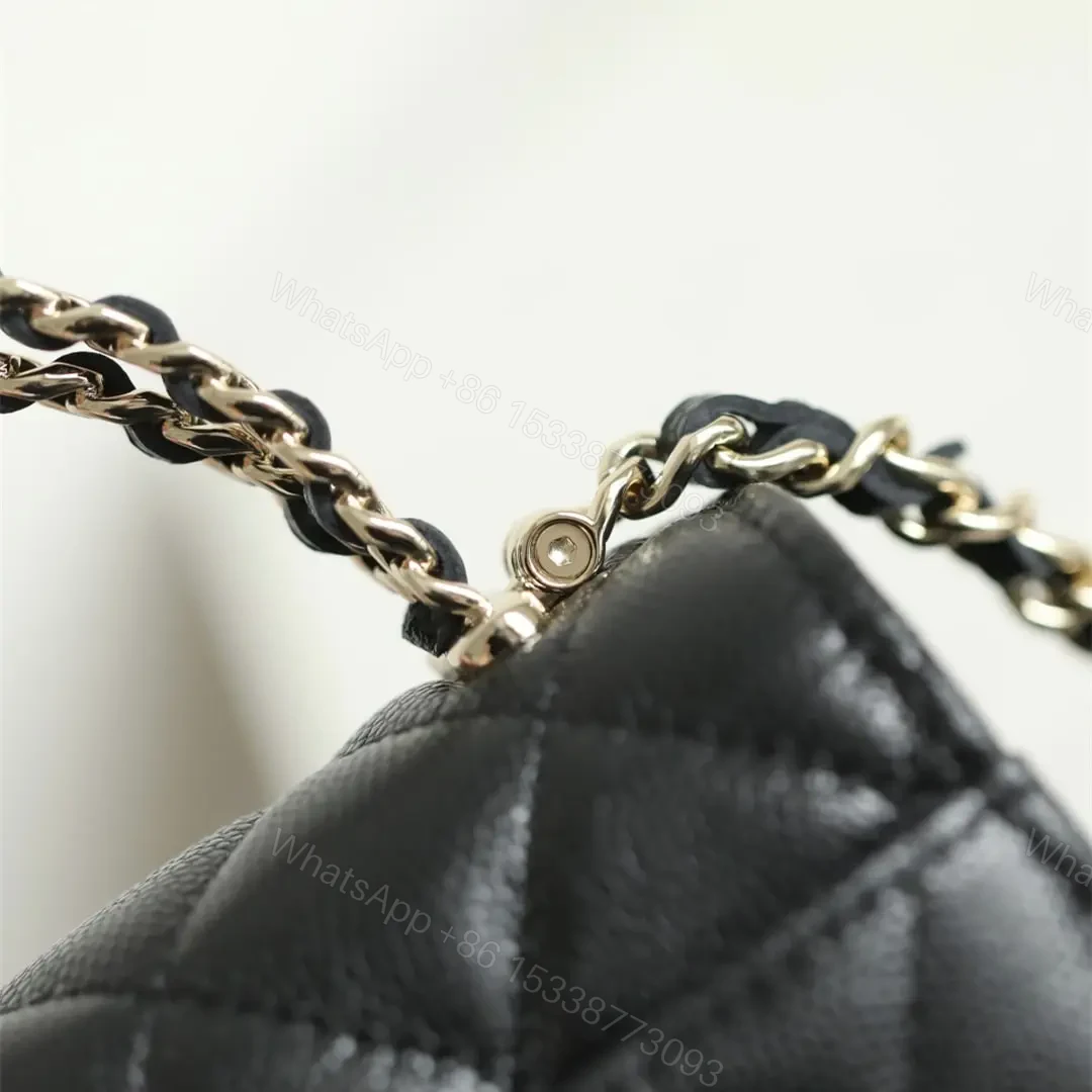 View 15 of 高仿Chanel*23P系列AP3237豎版Kelly手袋黑色免檢版