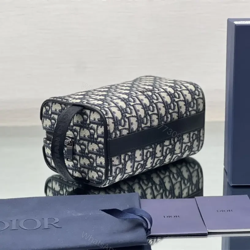 View 4 of 高仿Dior*Lingot系列2ADH27E印花面料化妝收納包免檢版