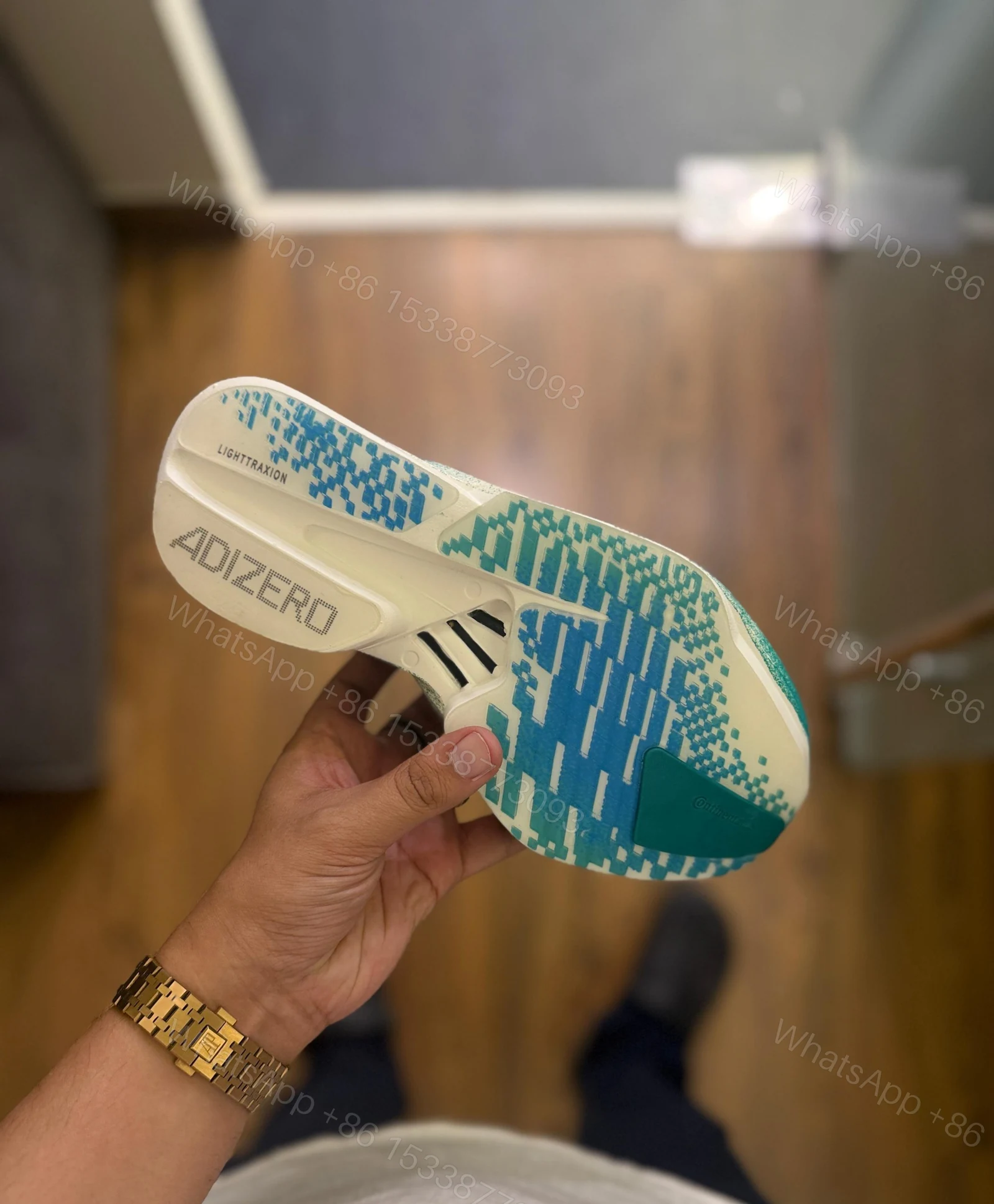 View 4 of FIRST COPY ADIDAS ADIOS BERLIN SILVER GREEN