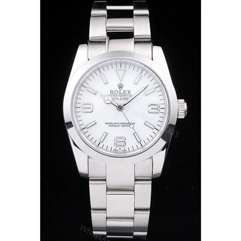 View 2 of Replica Rolex Explorer Silver Dial 98086