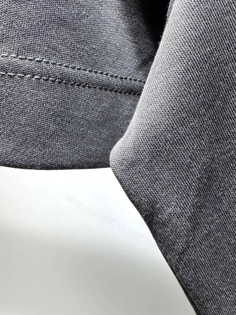 View 2 of Black Cotton Tee, Minimalist, Subtle Luxury, Everyday Comfort shirt