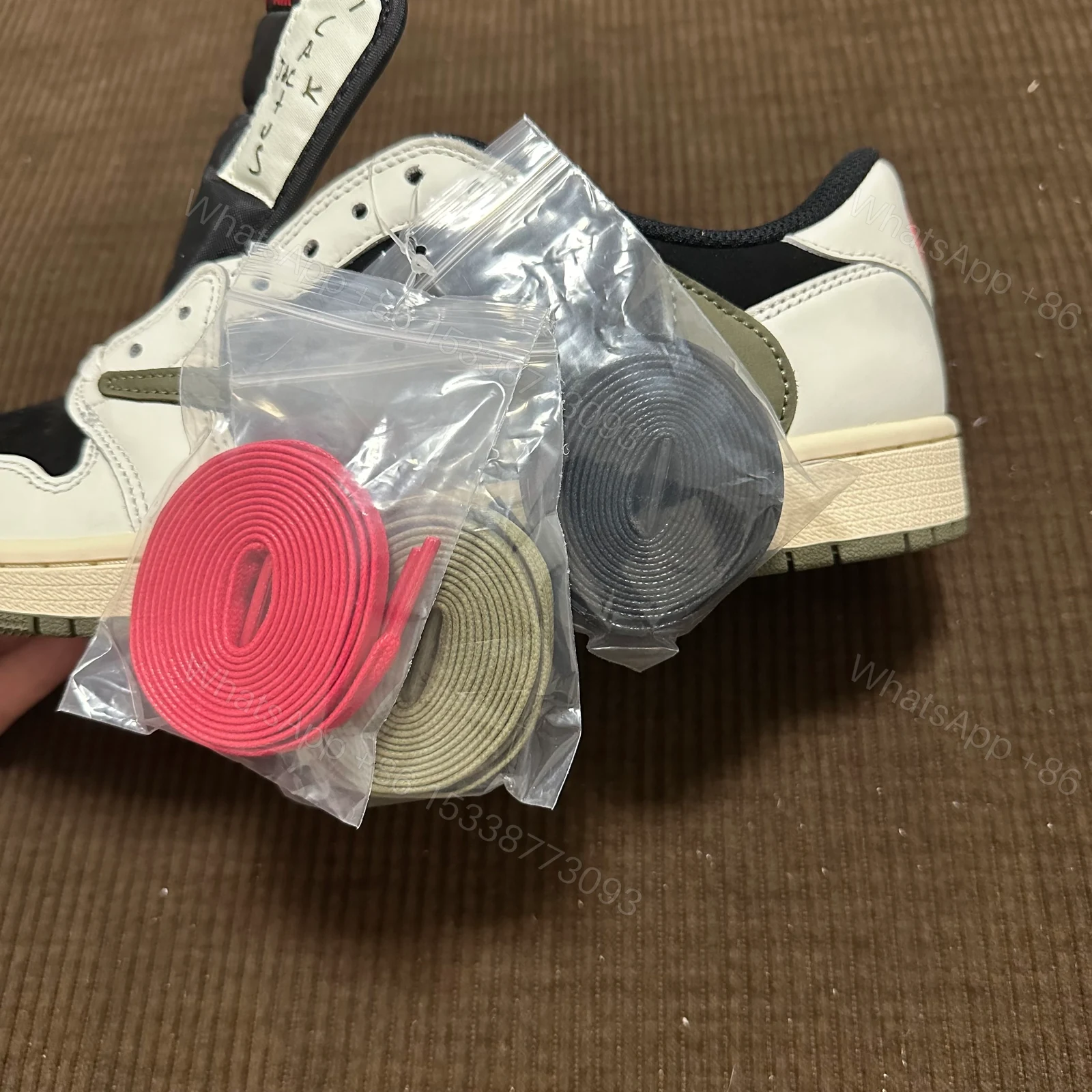 View 11 of Jordan 1 Retro Low OG SP Travis Scott Olive (Women's)