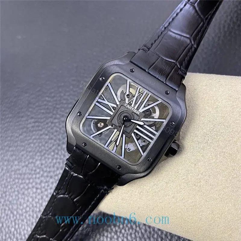 View 15 of Replica Cartier Santos WHSA0009 Skeleton Watch