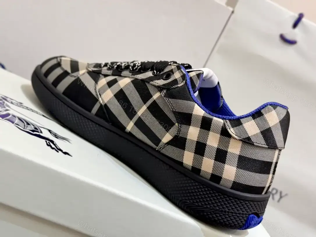View 10 of BURBERRY TERRACE CHECK SNEAKERS – BBR094