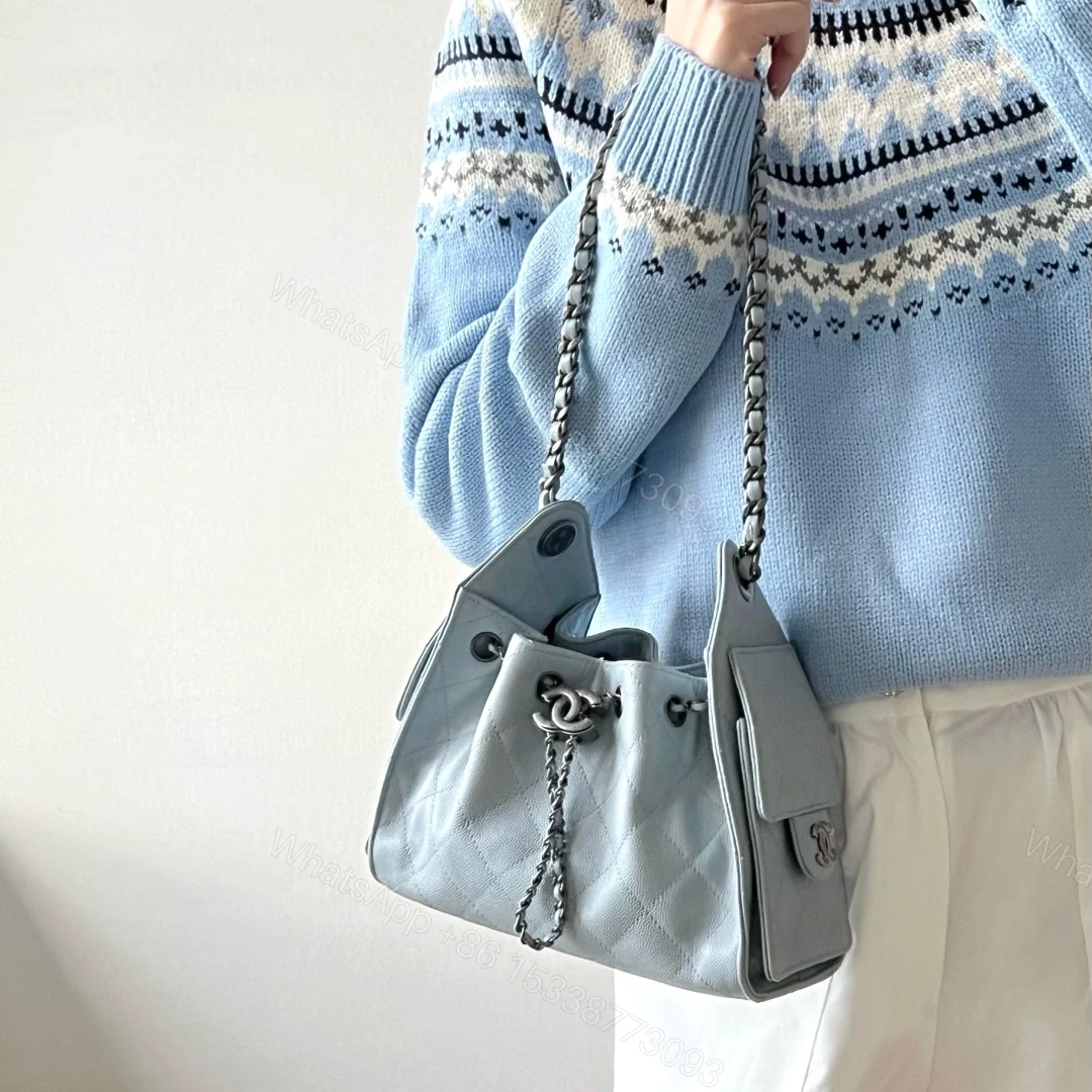 View 20 of 高仿Chanel*26C/25Bag系列AS5311小牛皮手袋Mini霧霾藍免檢版