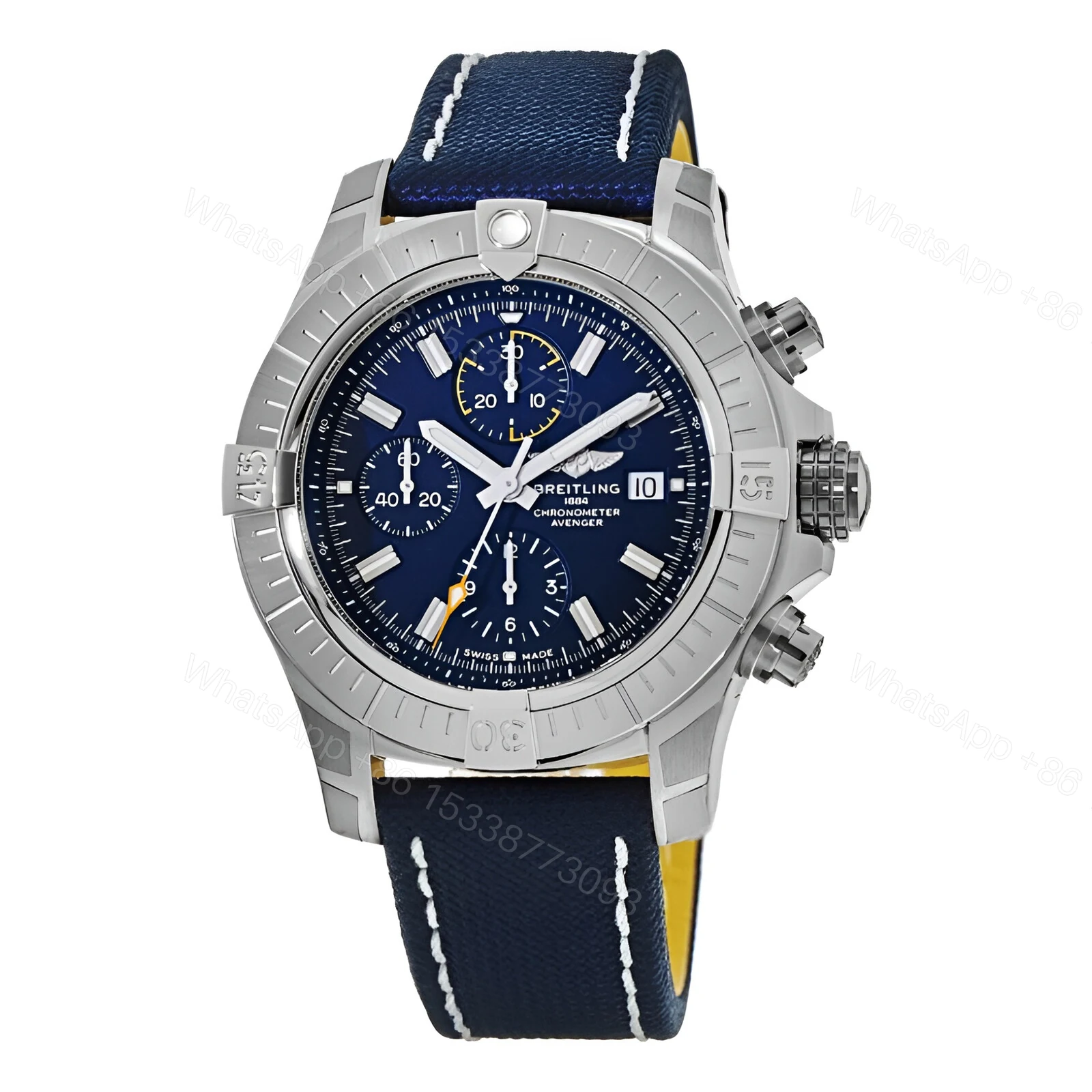 View 2 of Breitling A13385101C1X2 Blue Dial Replica