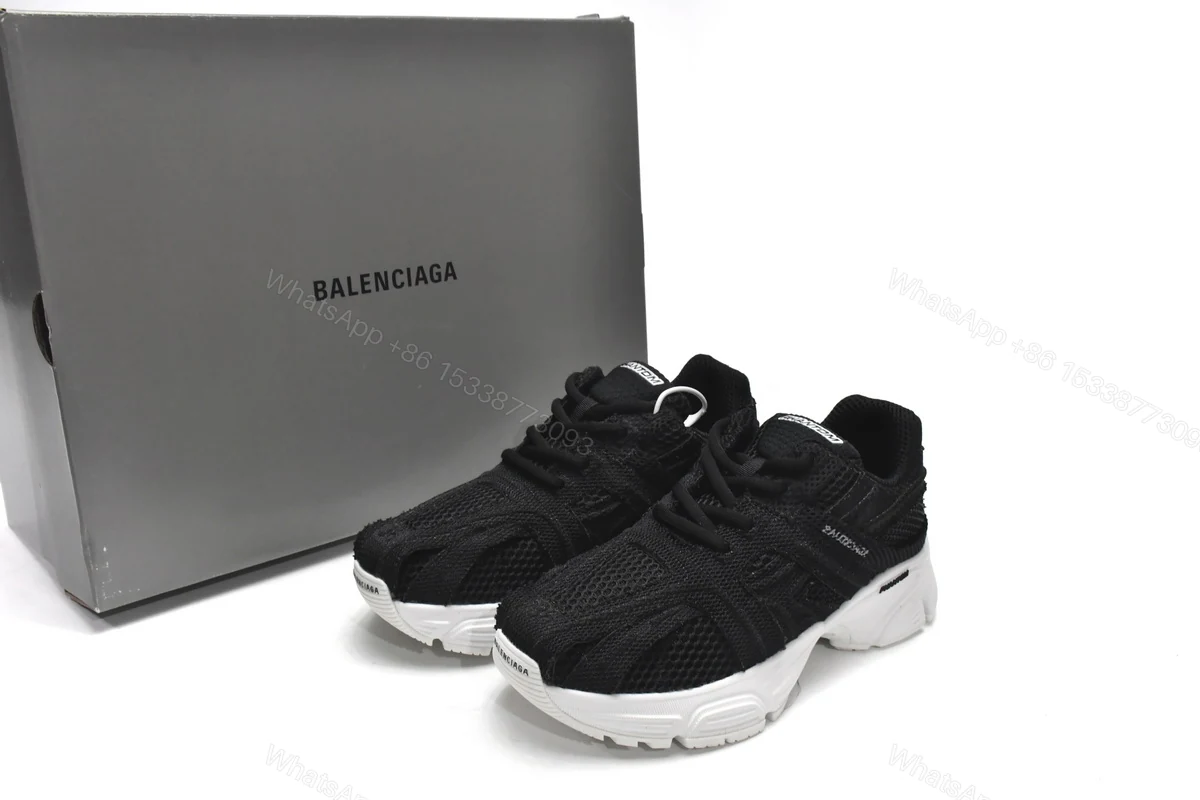 View 2 of Balenciaga Phantom Sneaker Black White 679339 W2E96 1090