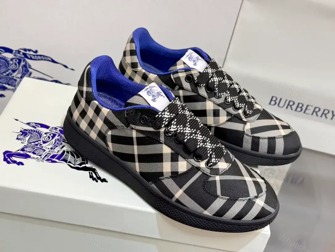 View 2 of BURBERRY TERRACE CHECK SNEAKERS – BBR094