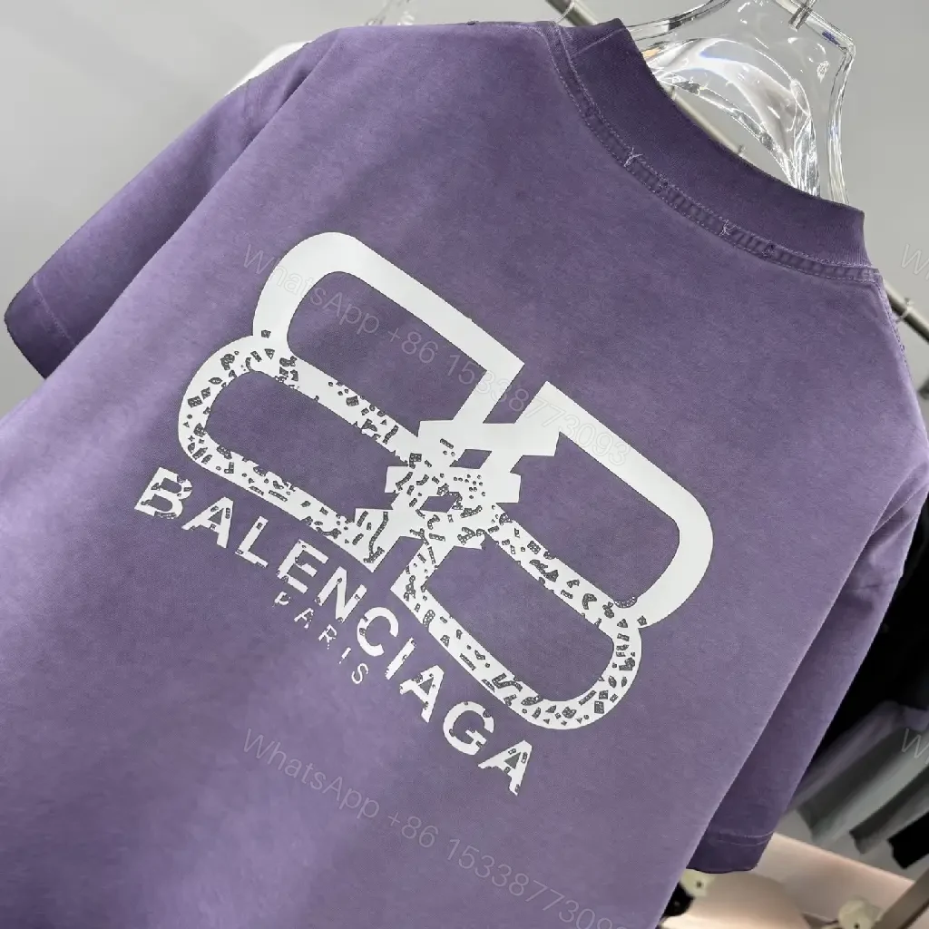 View 3 of Lavender Cotton Tee Dress | Relaxed, Embroidered Signature