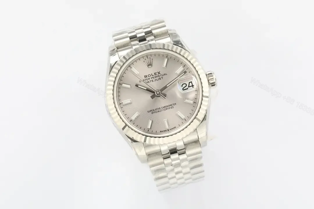 View 2 of Rolex Datejust 31 Stainless Steel Fluted Jubilee Silver 278274-0012