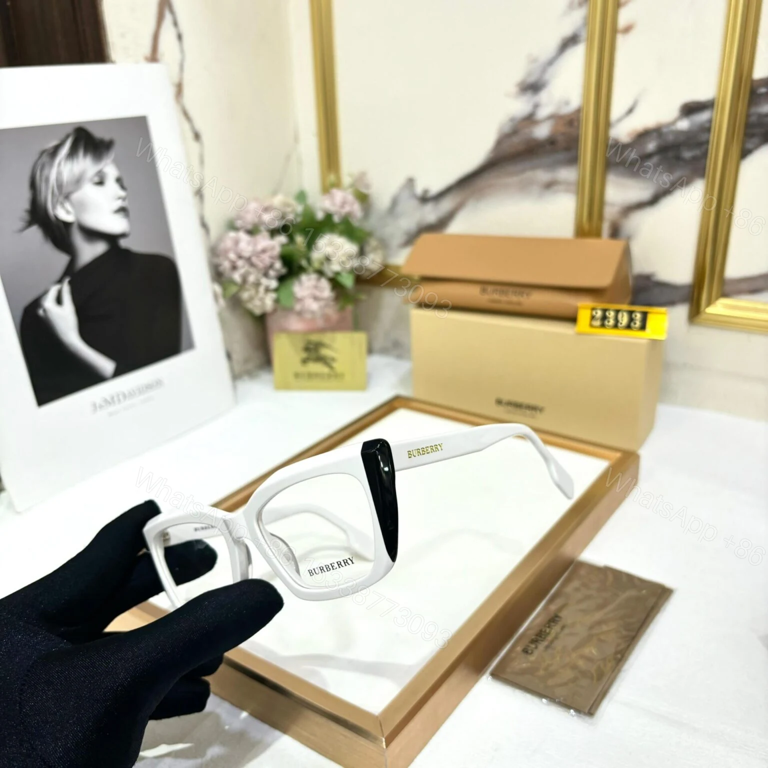 View 2 of Burberry Optical Frame – C09E12-6 – One Size – UV Protection