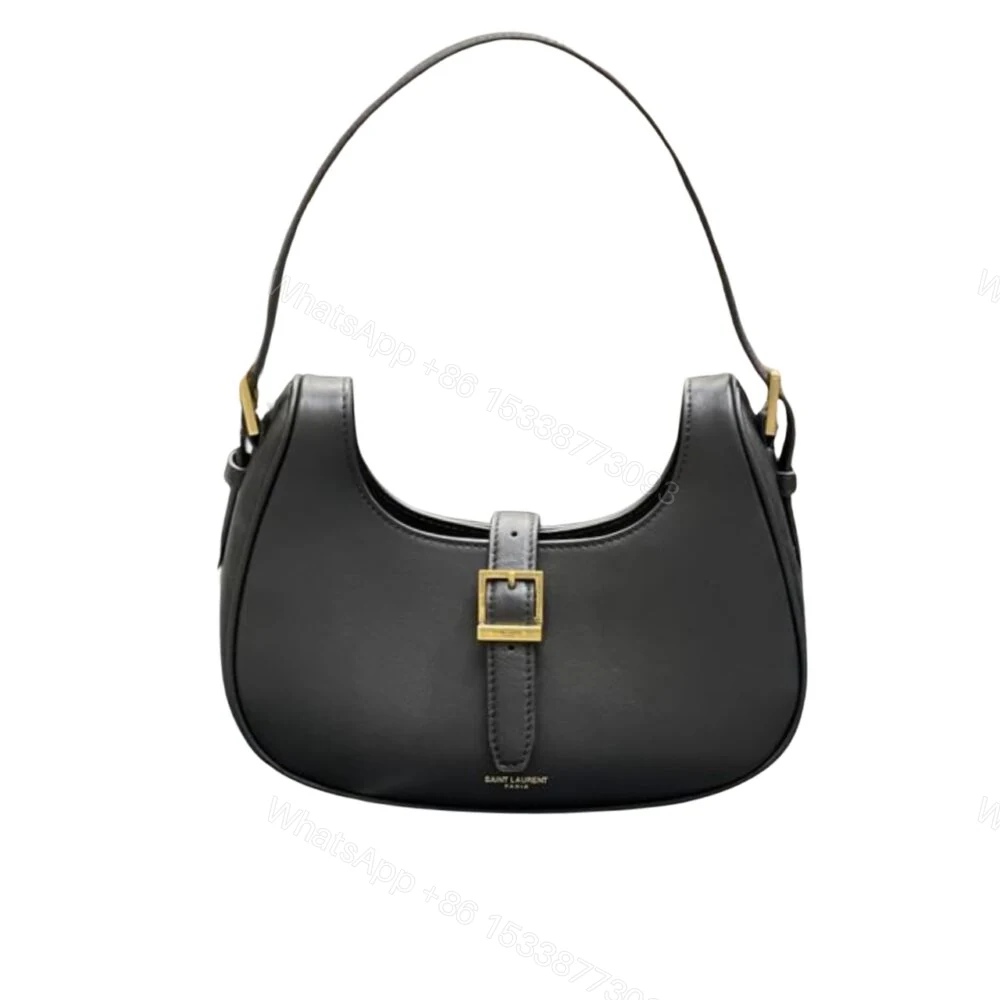 Saint Laurent Le Fermoire Shoulder Bag Black 25Cm 6726152ZA2W 1062 — view 1