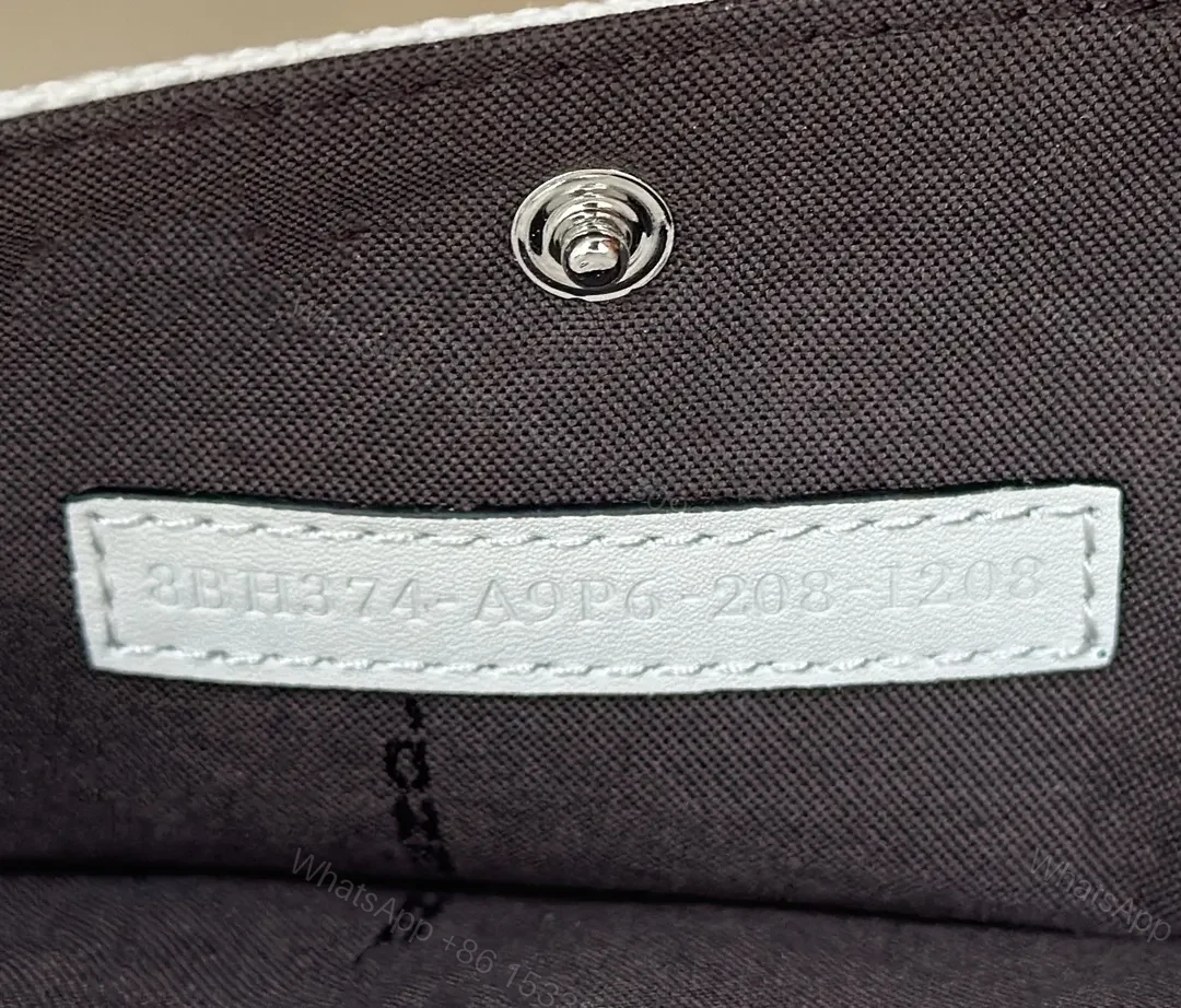 View 6 of Monochrome Leather-Trim Tote: Structured, All-Day Statement
