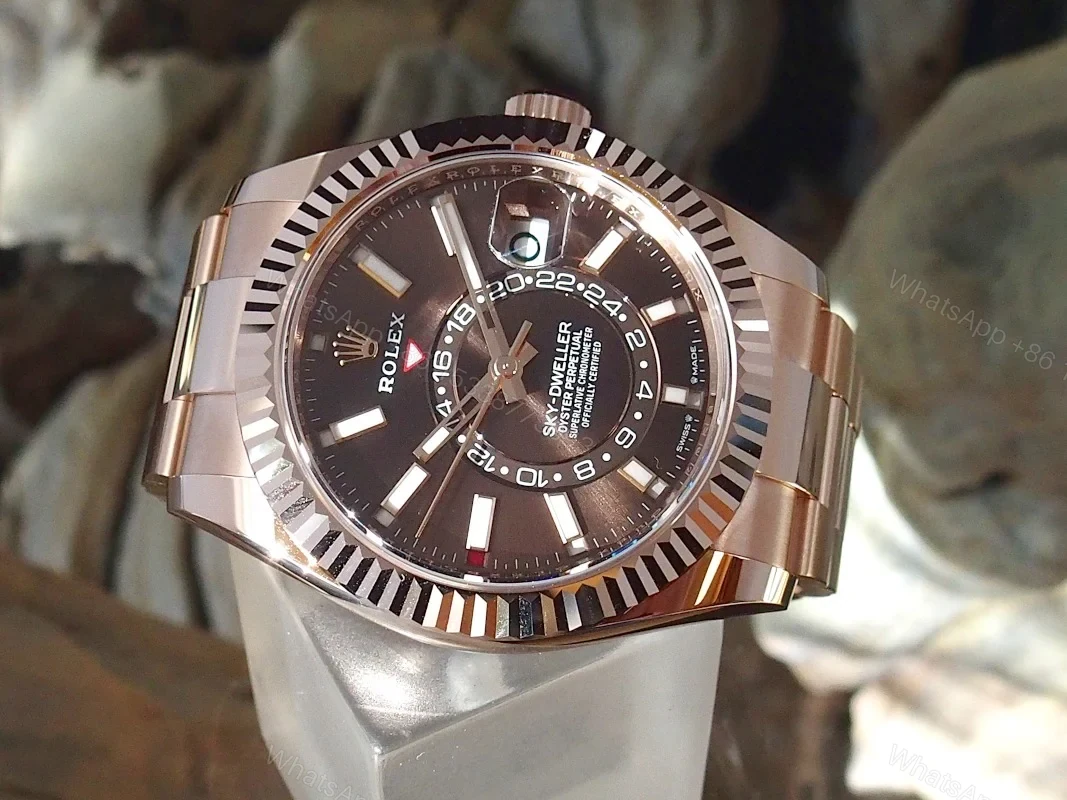 View 7 of Superclone Rolex Sky-Dweller Chocolate Dial 336935