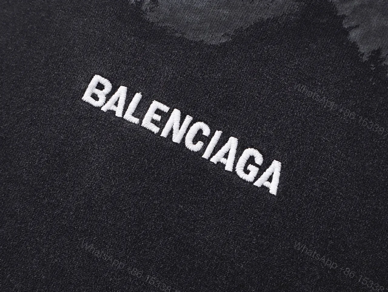 View 3 of Bold Tie-Dye Black Hoodie: Signature Details, Streetwear Essential