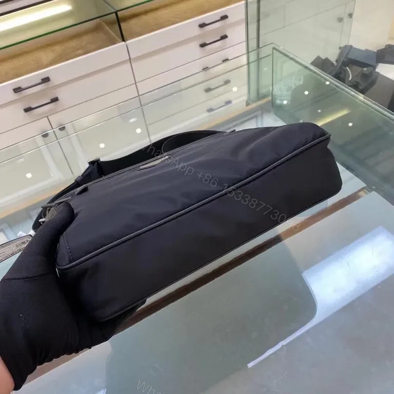View 4 of Water-Res nylon Crossbody: Prada-Inspired, Quiet Luxury Bag
