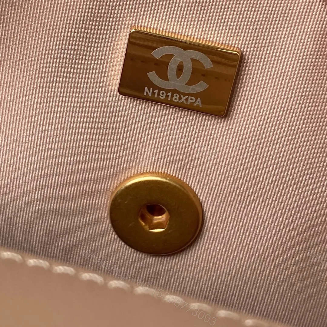 View 6 of Chanel Woc Brown Handbags Pearl Handle Plated 11.5×14.5x5cm