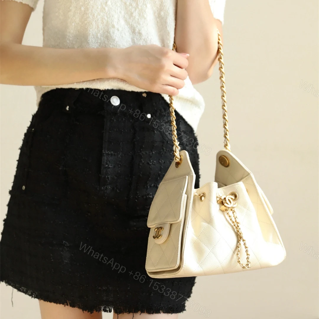 View 21 of 高仿Chanel*26P/25Bag系列AS5631小牛皮手袋Mini白色免檢版