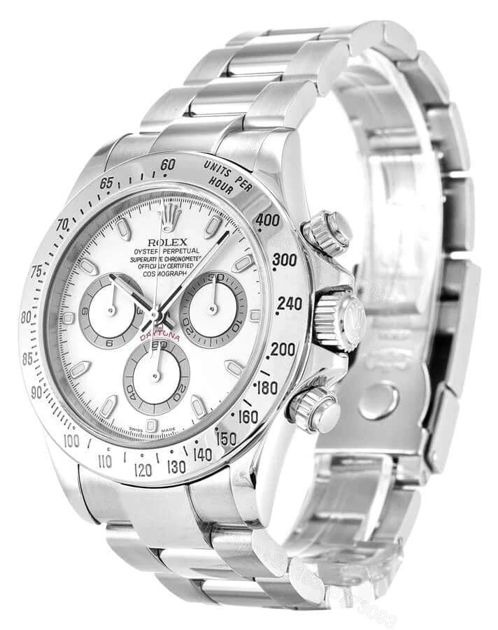 View 2 of ROLEX COSMOGRAPH DAYTONA 116520 40MM WHITE DIAL IN STEEL