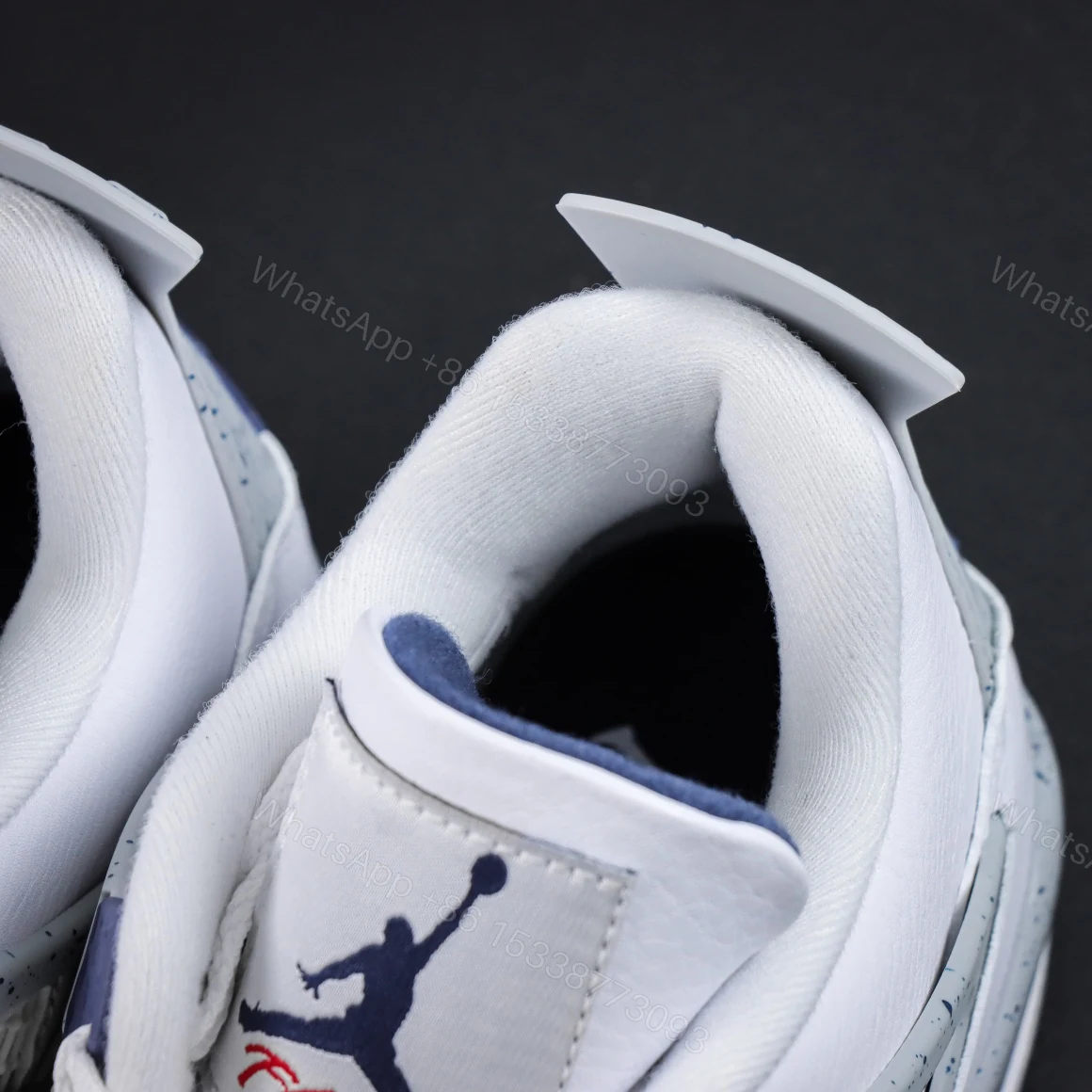 View 4 of Air Jordan 4 Retro Midnight Navy Reps
