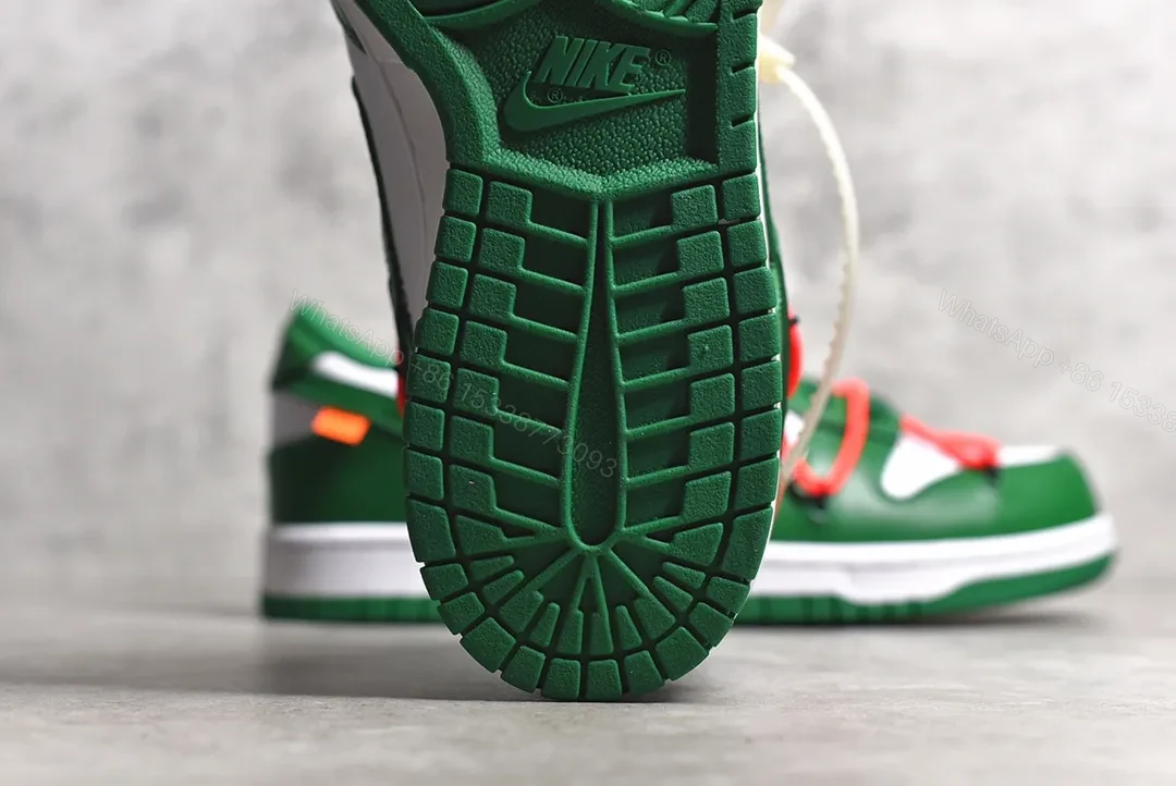 View 8 of Nike Dunk Low Off-White Pine Green Replicas