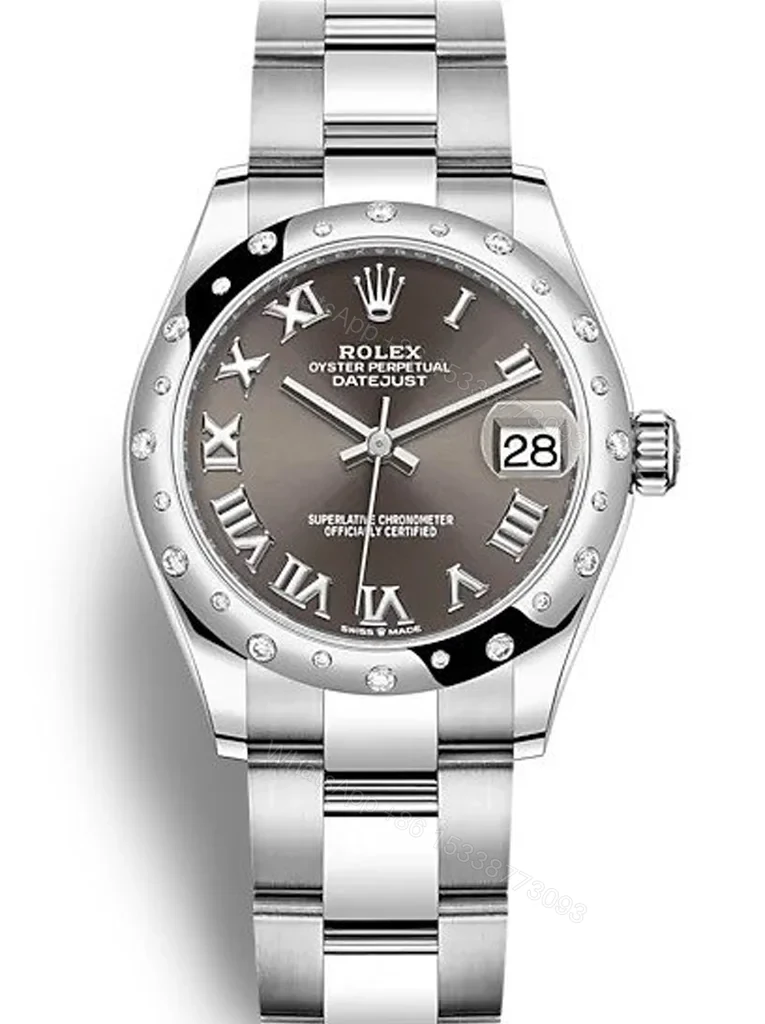 Replica Rolex Datejust Dark Grey Dial 278344RBR 31 mm — view 1