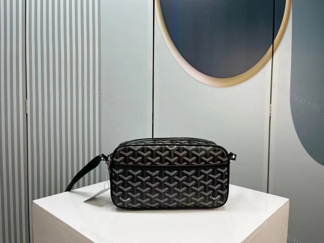 View 6 of GOYARD CAP VERT CROSSBODY GOYARDINE BLACK 23CM