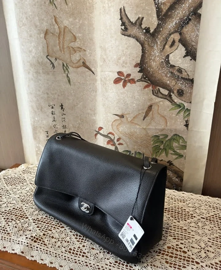 View 4 of Chanel Replica Maxi Flap Black Bag 6233