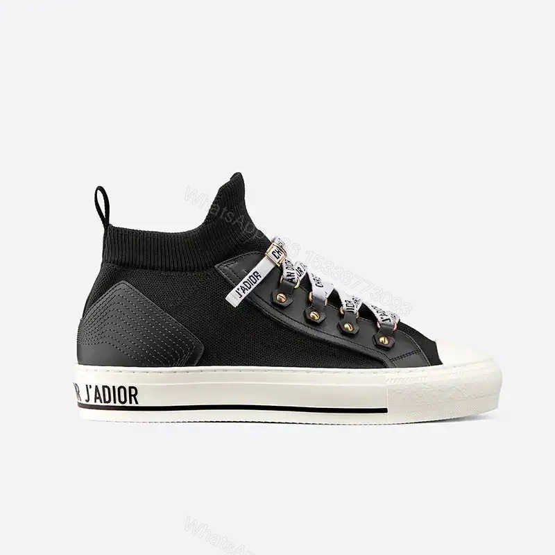 View 4 of WALK’N’DIOR SNEAKERS WOMEN TECHNICAL MESH AND CALFSKIN BLACK – CD174
