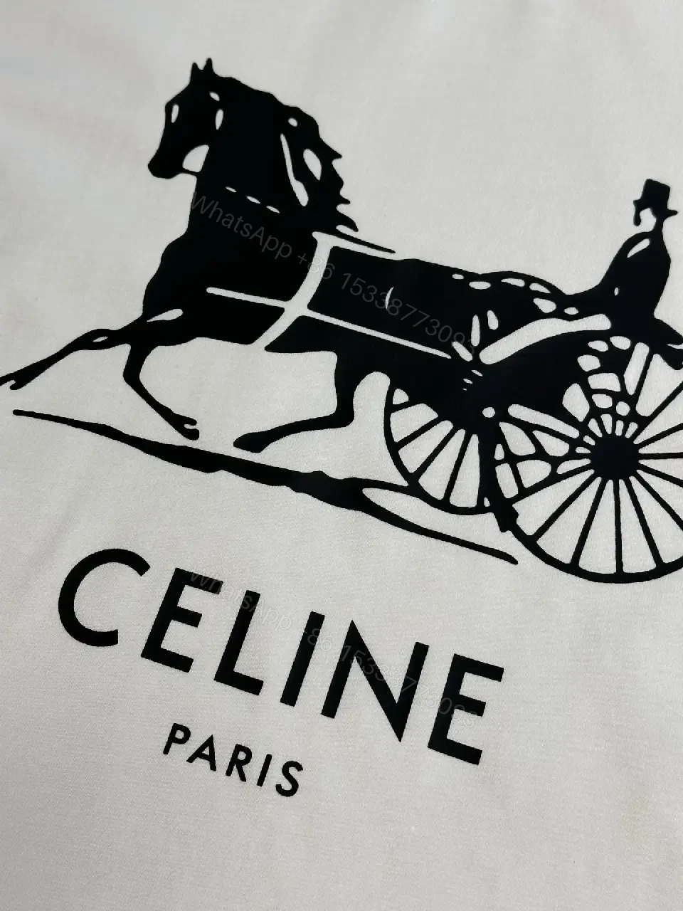 View 4 of Black Graphic Cotton Tee, European Heritage, Relaxed Fit, Everyday Luxe Tee
