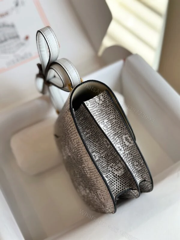 View 7 of Hermes Constance 19 Omber Genuine Lizard Leather Palladium Hardware