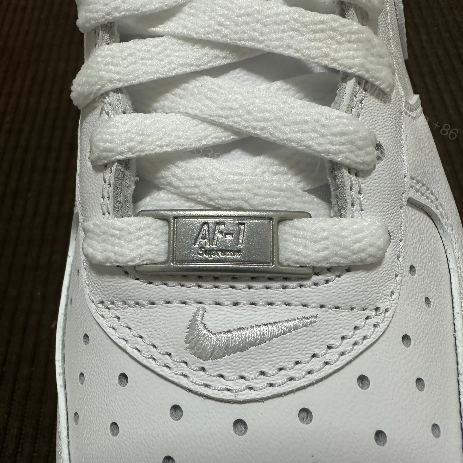 View 6 of Nike Air Force 1 Low Supreme White