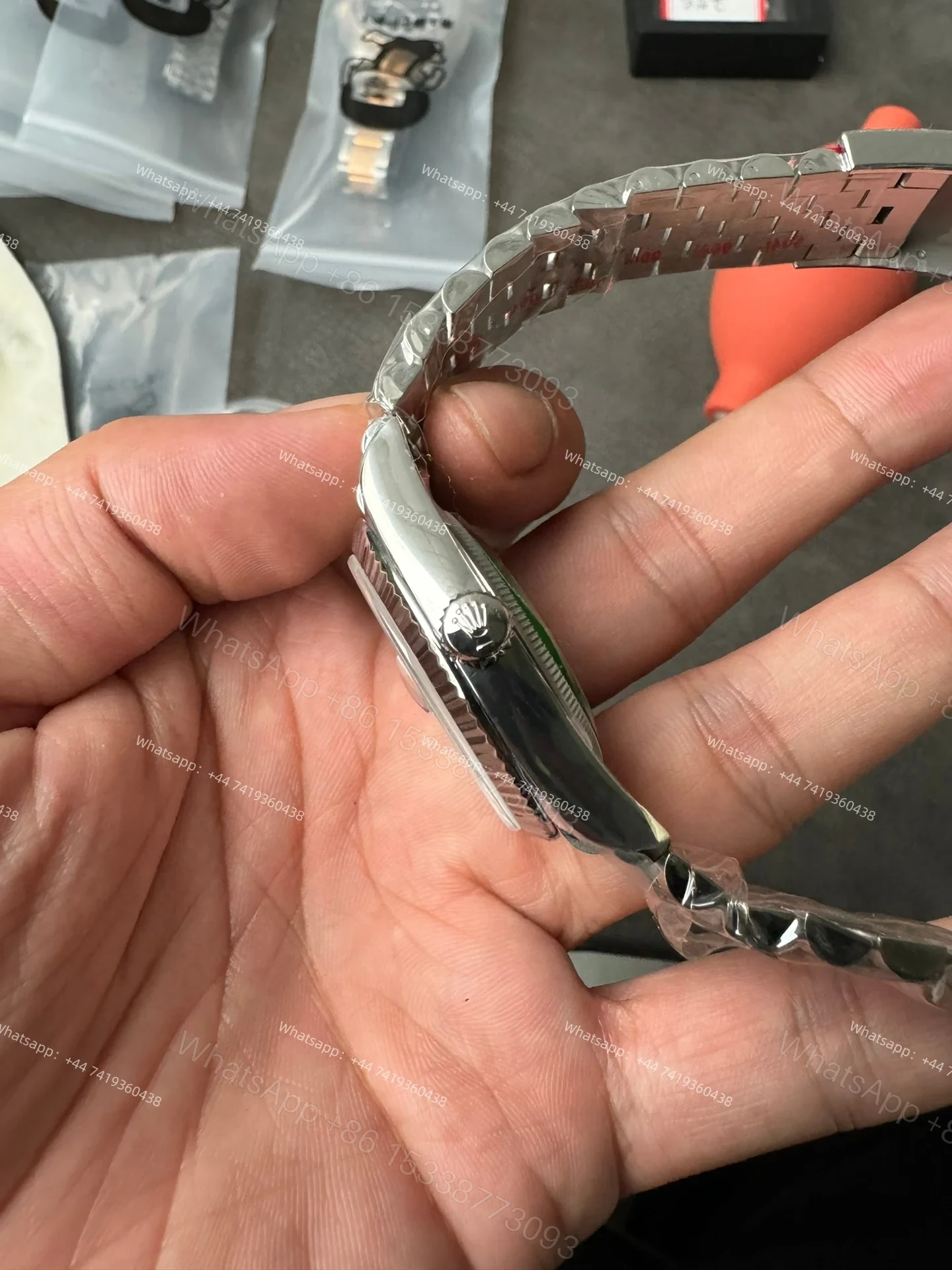 View 8 of Rolex Datejust M126234-0019 1:1 Replica Mother of Pearl Diamond Dial Jubilee 36MM 3235 Movement Super Clone Watch