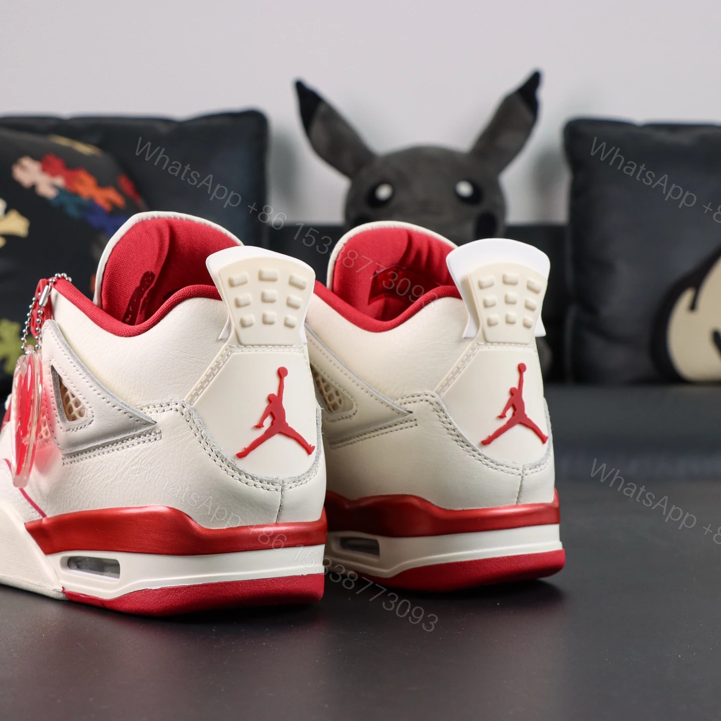 View 5 of Air Jordan 4 Retro Valentine’s Day Reps
