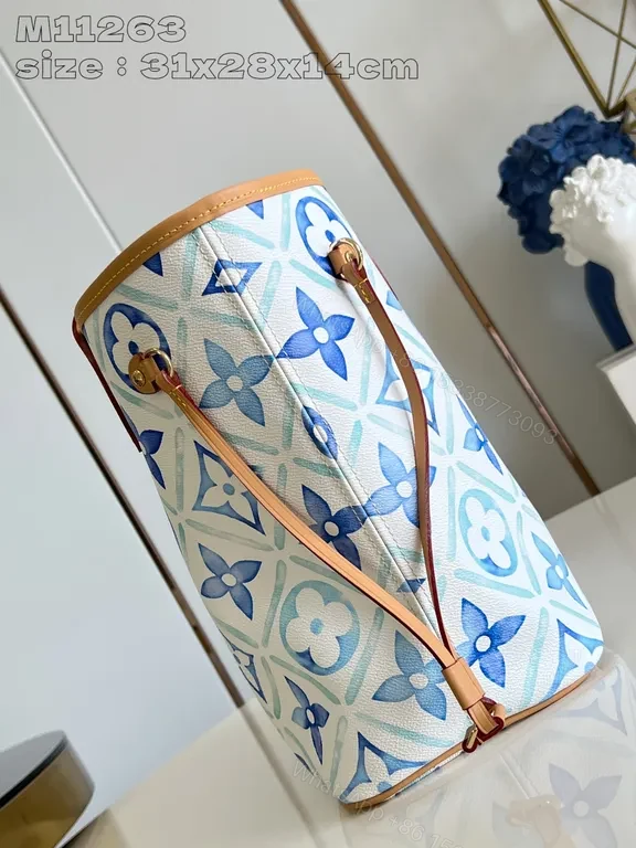 View 8 of Lightweight Canvas Tote Monogram Luxe: Signature LV-Style Tote