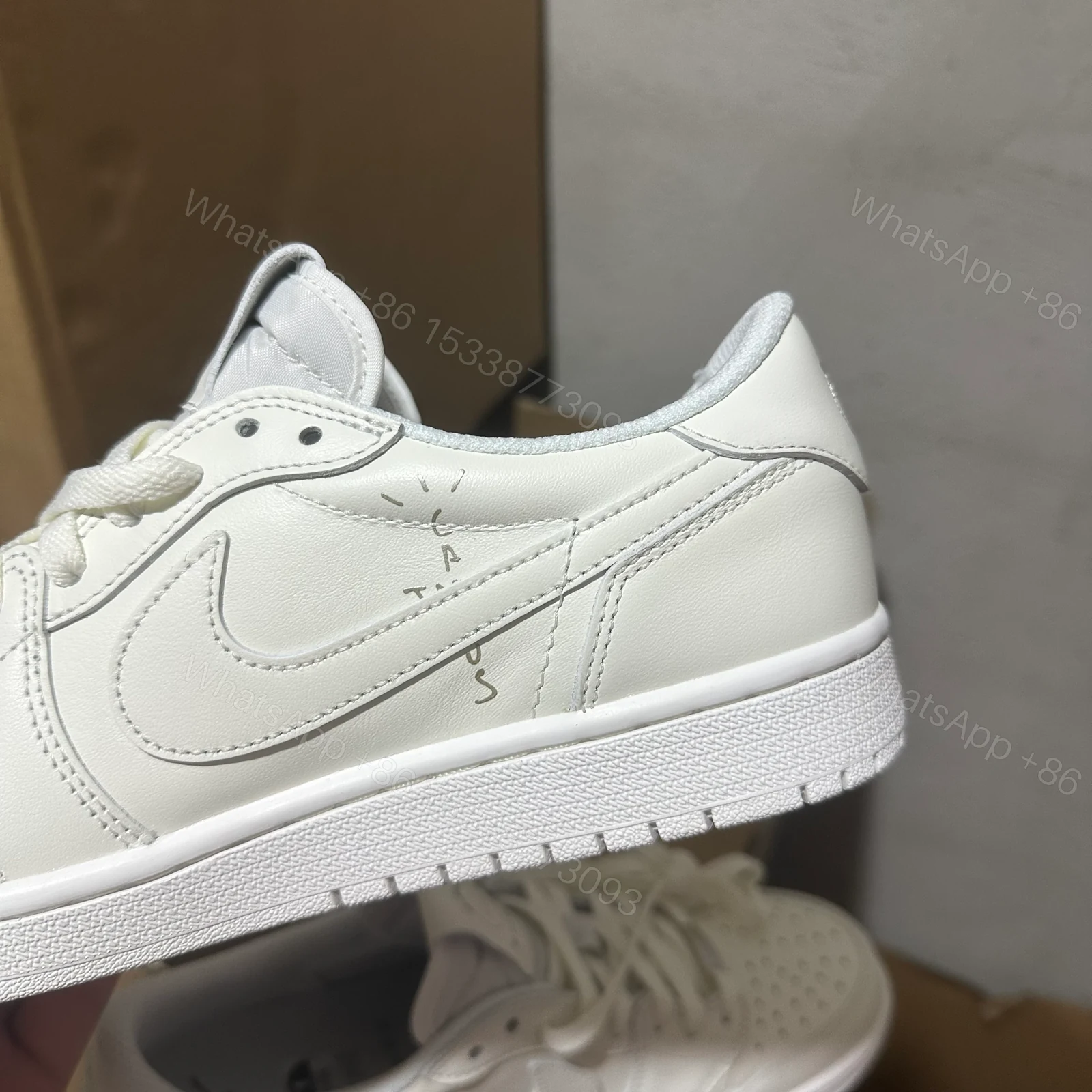 View 6 of Jordan 1 Retro Low OG SP Travis Scott Michael Rubin White Party (Friends and Family)