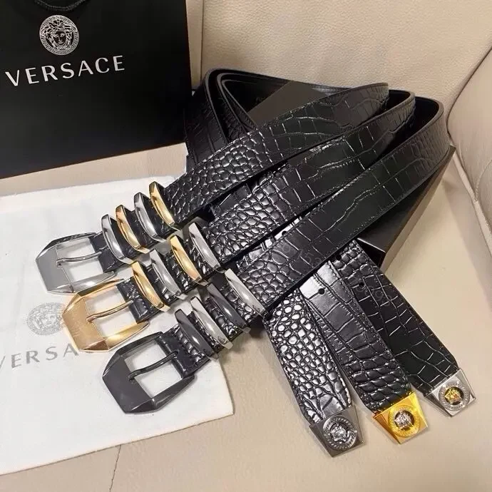 View 7 of Black + Leather + Belt + Signature Hardware + Belt