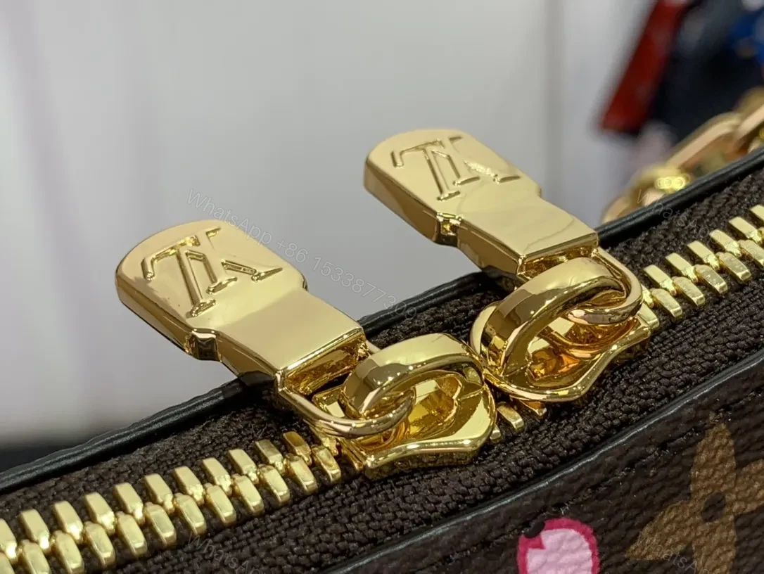 View 5 of Floral Monogram Messenger Bag: Couture Meets Everyday Luxury