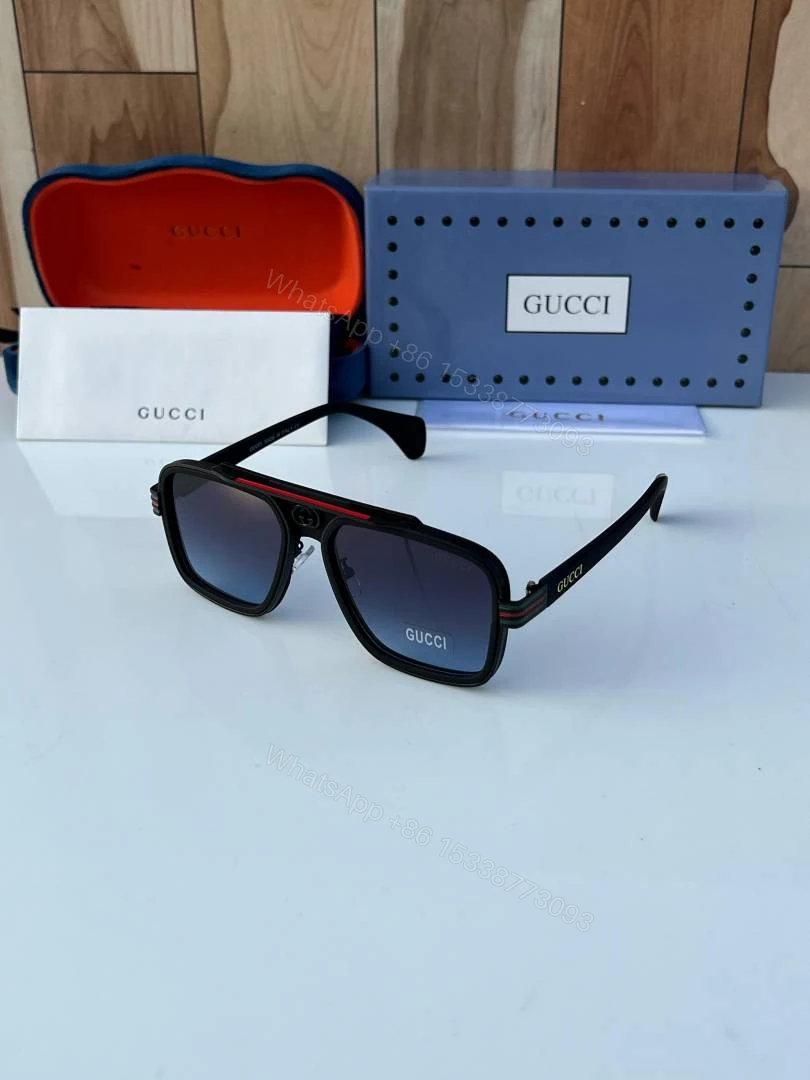 First Copy Gucci 1295 Blue Shaded Sunglasses — view 1
