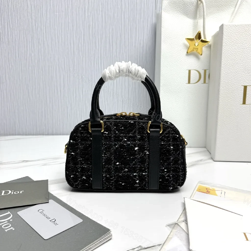 View 7 of Black Sequin Satchel with Leather Accents Mini Bag - Evening Chic